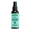 nyx dewy finish fini satine setting spray review